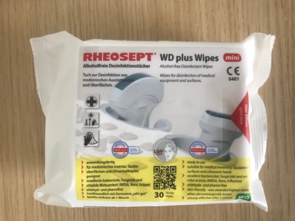 Rheosept WD Plus Wipes Mini 20x18 cm (30st)