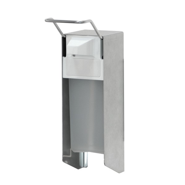 Ingo-man Aluminium dispenser met korte bedieningsbeugel 500ml