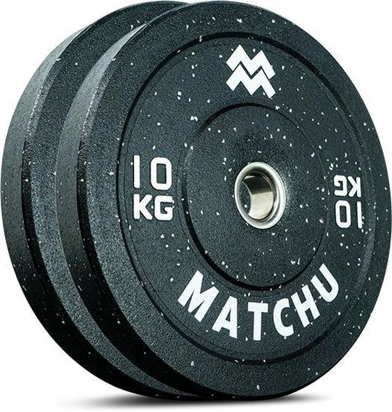 Matchu Sports Hi-temp Bumper Plates - 10 KG - Set van 2 stuks