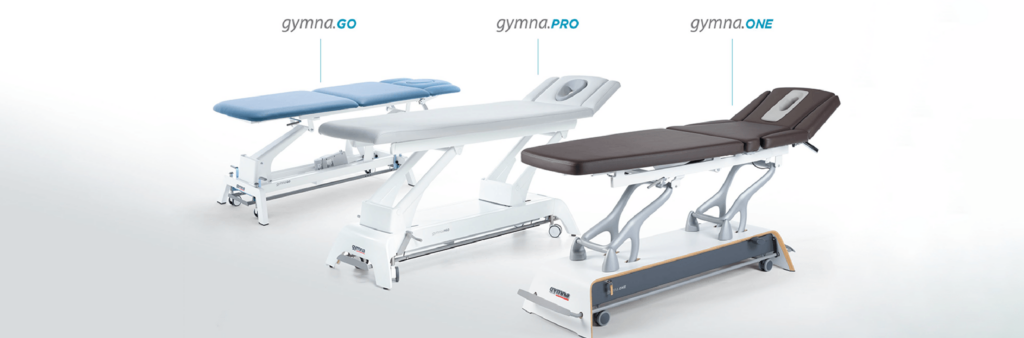 Gymna behandeltafels fysiotherapie behandelbank