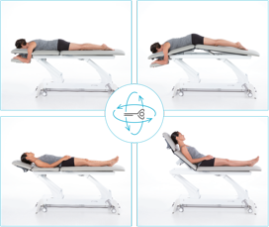 Constant patient positioning gymna behandeltafel fysiotherapie