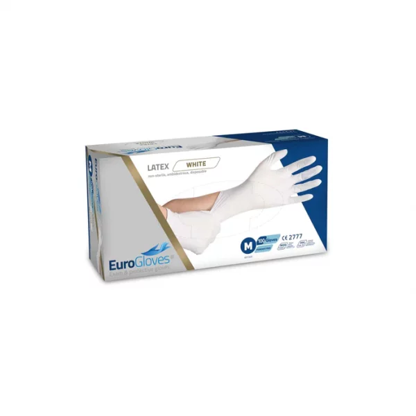 Latex handschoenen gepoederd