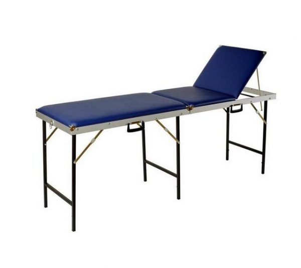 Koffermassagebank zwart