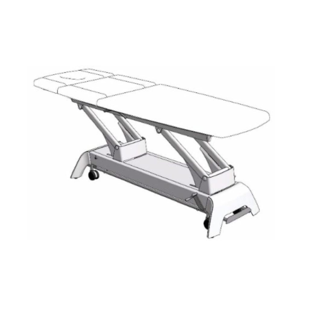 Onderstel reinigen gymna behandeltafel