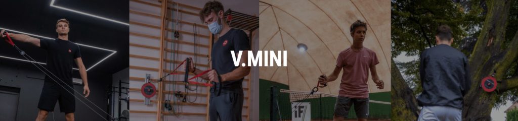 Desmotec V.mini black header flywheeltrainer