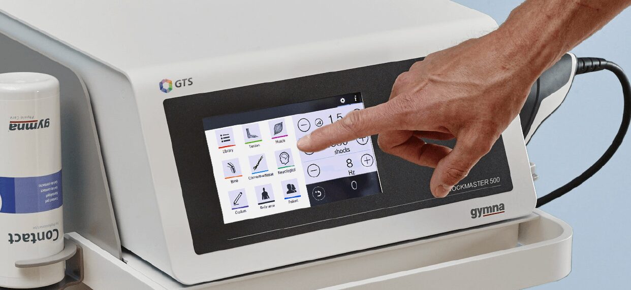 Shockwavetherapie Gymna slimme software PGTS