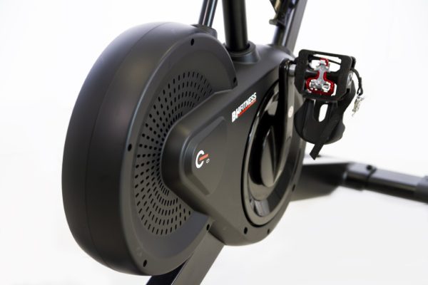 bh fitness exercycle smart bike detail achterzijde