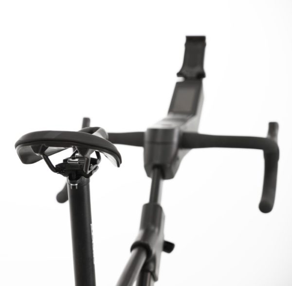 bh fitness exercycle smart bike saddle view