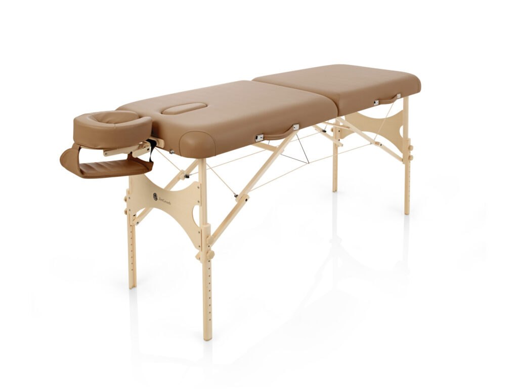 Zengrowth massagetafel Belverde Mocca 01