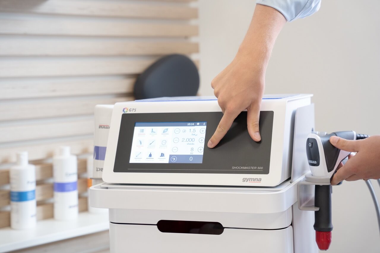 Gymna shockwavetherapie protocollen software