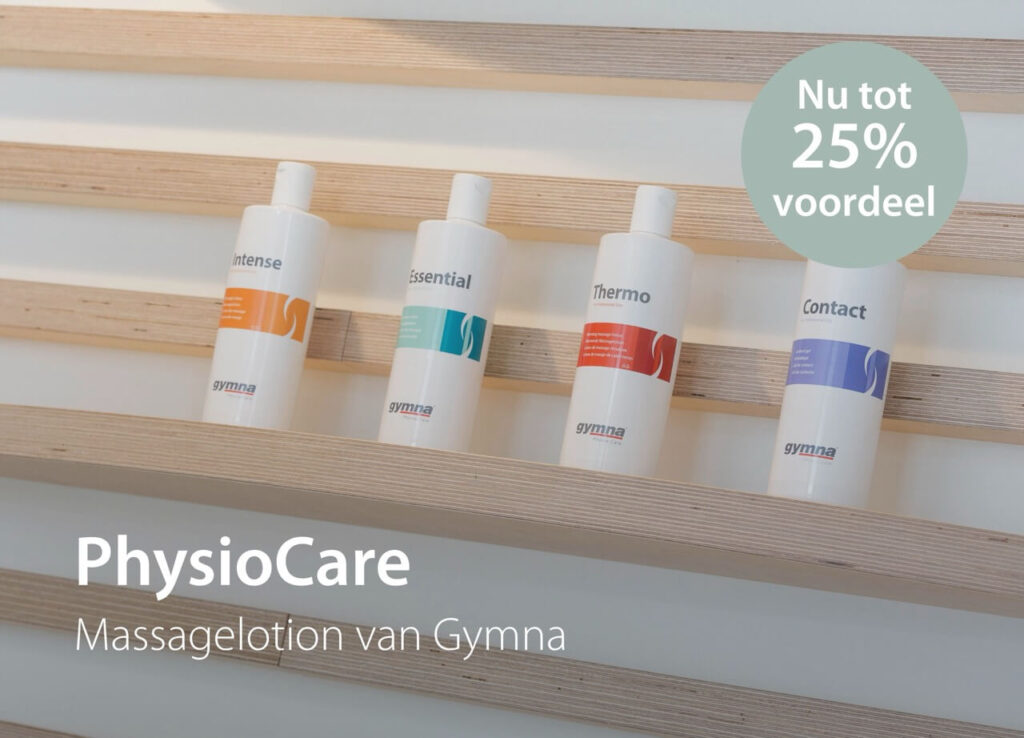 Gymna Smart Summer Deal physiocare fysiotherapie massagelotion massageolie