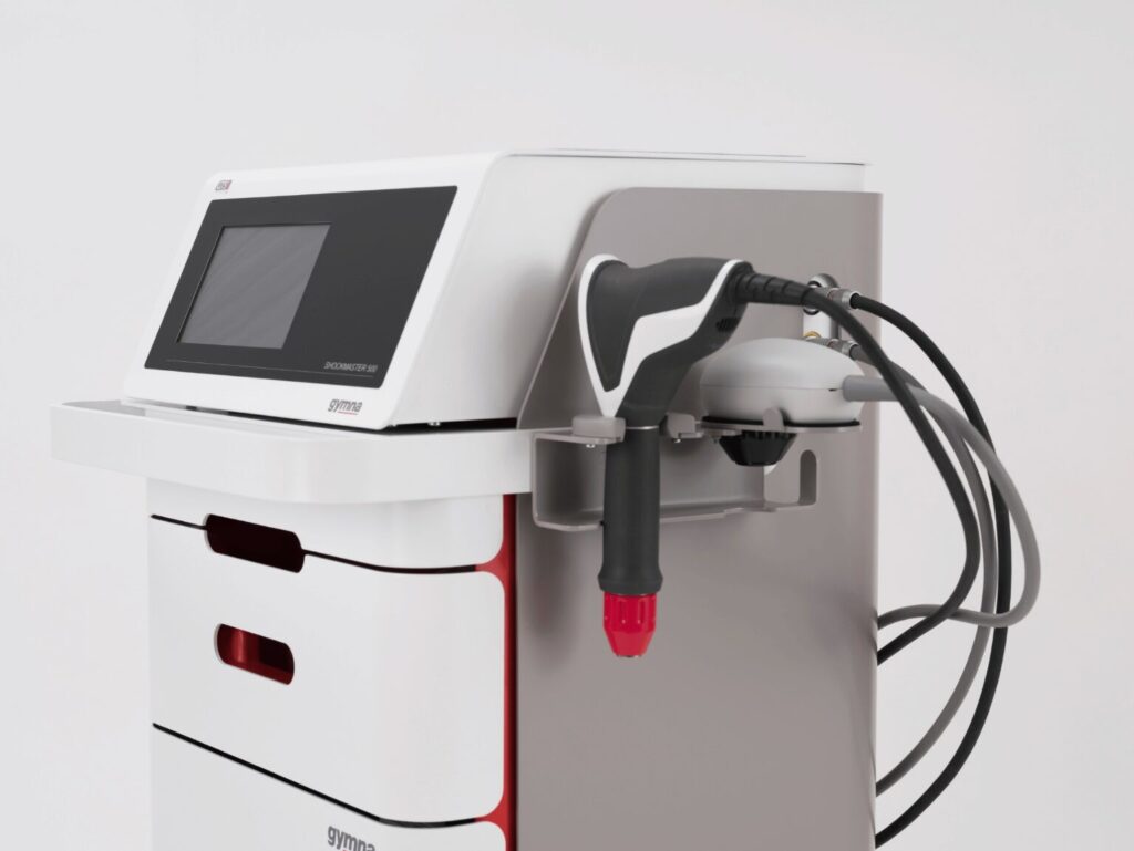 vernieuwd handpiece ShockMaster Gymna shockwave therapie fysiotherapie