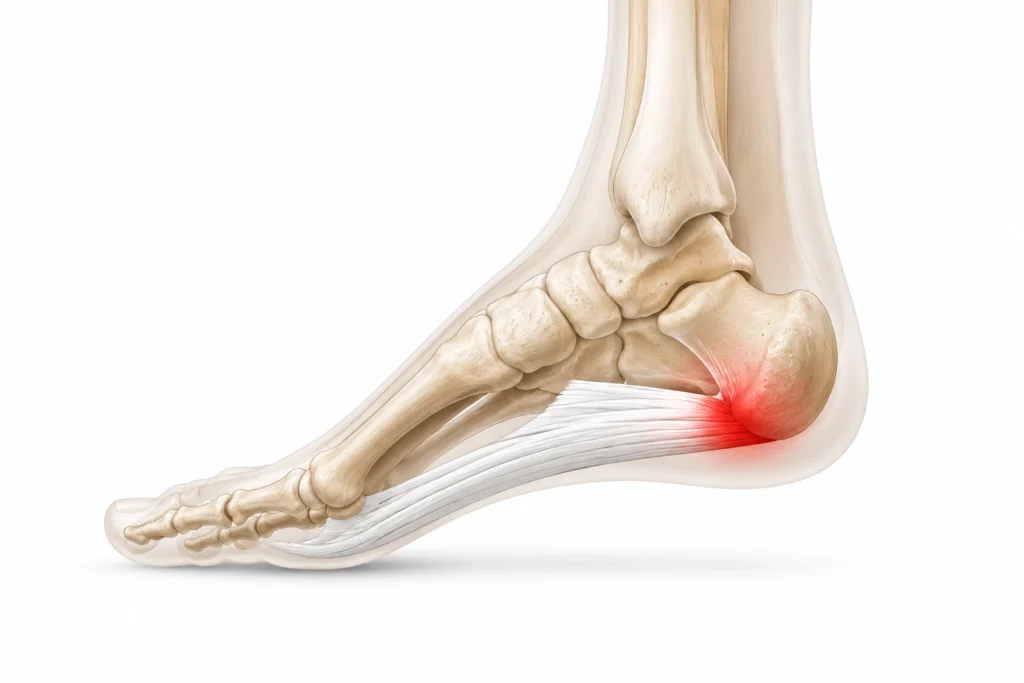 Hielspoor behandelen fysiotherapie